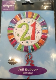 21st Birthday Balloon