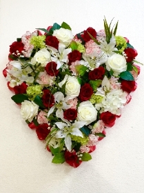 Silk flower Heart