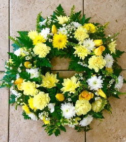 Lemon and white Wreath