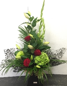 Rose And Lily Arrangement