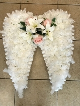 Silk Flower Angel Wings